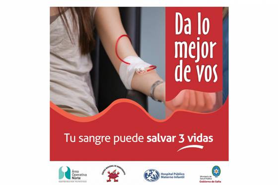 El hospital Materno Infantil abrió un registro de donantes de sangre