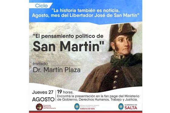 El pensamiento político de San Martín se analizará a través de Facebook