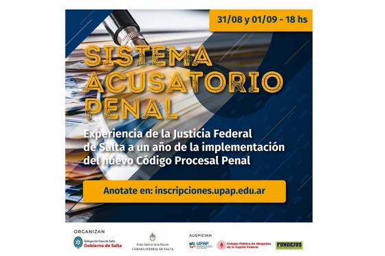 Jornadas sobre Sistema Acusatorio Penal