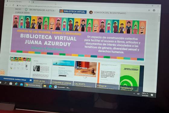 La biblioteca virtual Juana Azurduy de género y feminismo registró 116 mil visitas