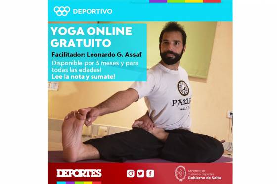 Dictarán clases online de Yoga y Taichi