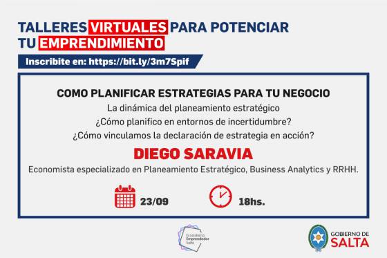 Capacitación para emprendedores sobre planificación estratégica