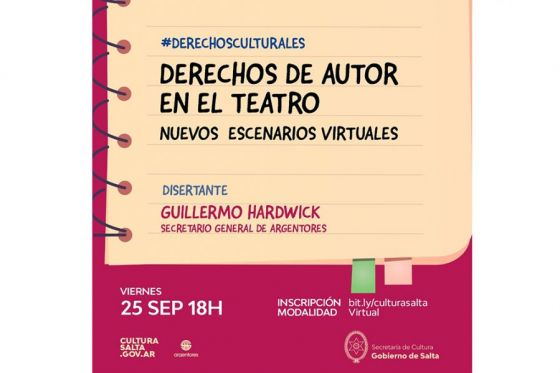 Finaliza el ciclo de charlas de Derechos Culturales con “Derechos de Autor en el Teatro”