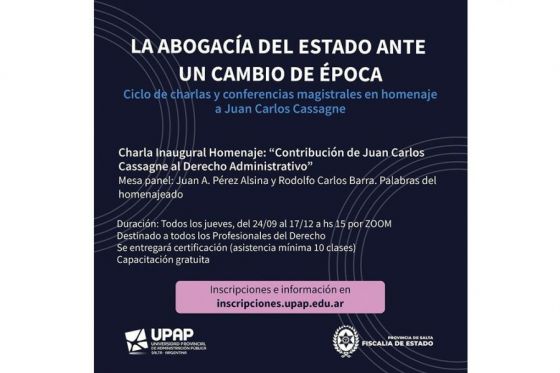 Con importante convocatoria dio inicio el Ciclo de conferencias sobre el rol de la abogacía del Estado