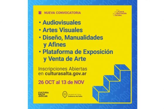 Plan de Reactivación Cultural: Inscripciones abiertas para cuatro nuevas categorías