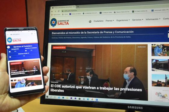 Nuevo sitio web oficial del Gobierno de Salta