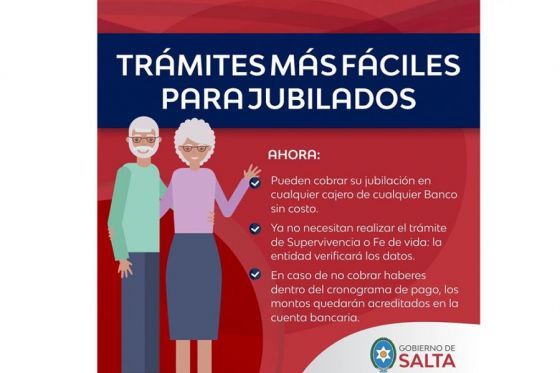 Información para jubilados y usuarios de bancos