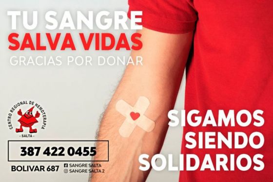 Hoy colectarán sangre en plaza Belgrano