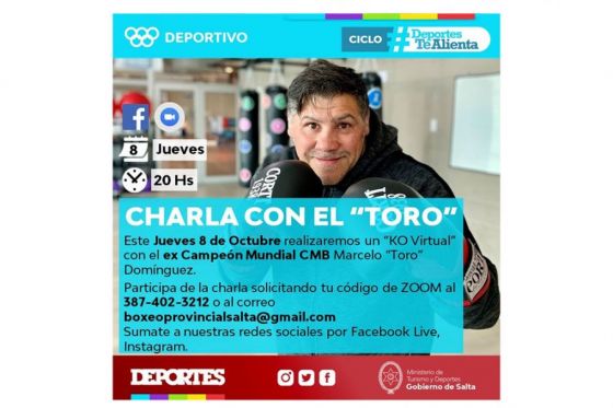 “KO Virtual”: Charlas motivacionales de boxeo para Salta