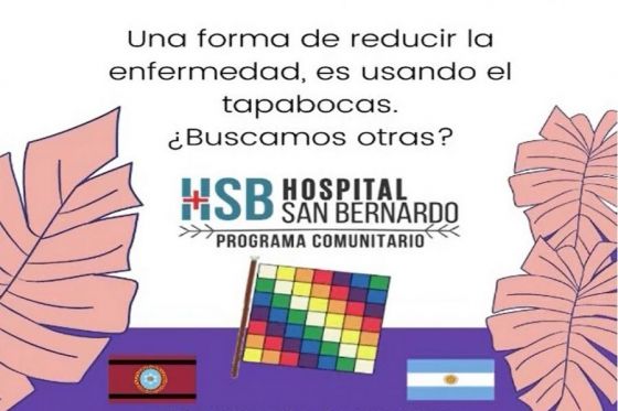 El hospital San Bernardo presentó un spot con cuidados para COVID-19 en wichí