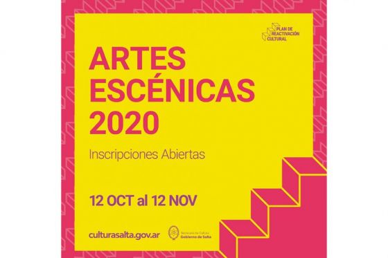 Plan de Reactivación Cultural: Abren las inscripciones para Artes Escénicas