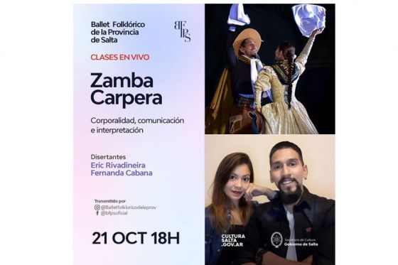 El Ballet Folklórico presenta el ciclo de clases virtuales Miércoles de Folklore