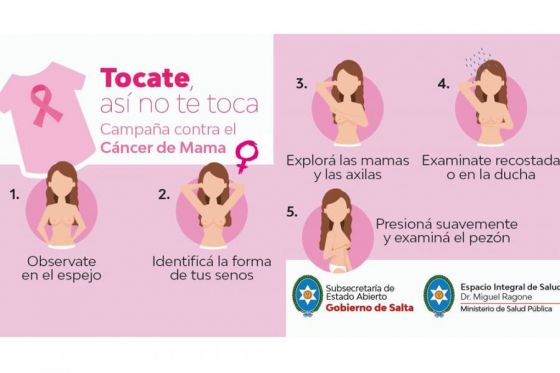 Mujeres que trabajan en el Centro Cívico Grand Bourg pueden asesorarse sobre la detección temprana del cáncer de mama