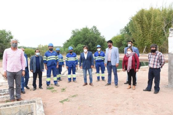 El Gobernador habilitó en El Tala un filtro de la planta de tratamiento de agua