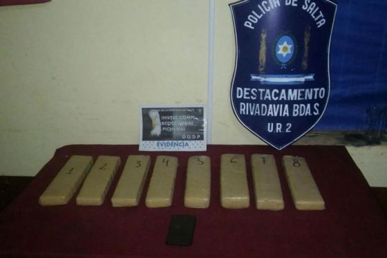 Rivadavia Banda Sur: la Policía realizó un importante procedimiento contra el narcotráfico