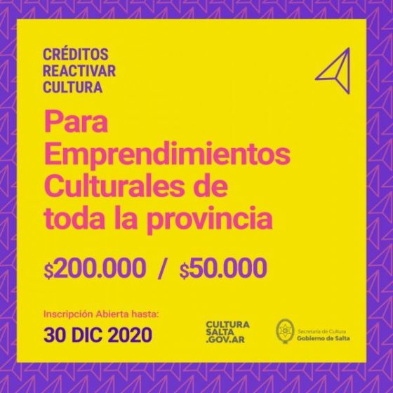 Lanzaron los créditos REACTIVAR CULTURA para emprendimientos culturales