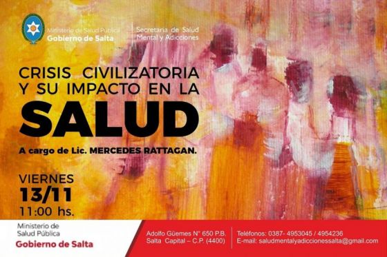 Videoconferencia sobre crisis civilizatoria y su impacto en la salud