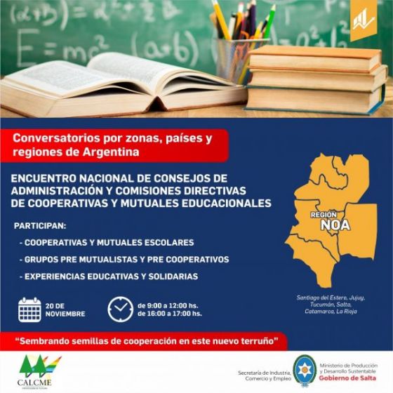 Cooperativismo y Mutualismo Educacional, eje de debate del Conversatorio Regional del ENCACE 2020