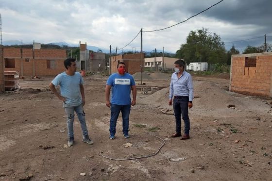 Obras habitacionales en el sur de la Provincia