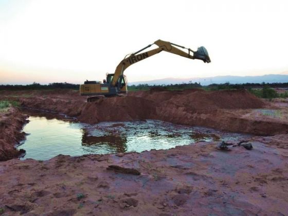 A fin de mes terminarán las obras de encauzamiento y limpieza del río Dorado