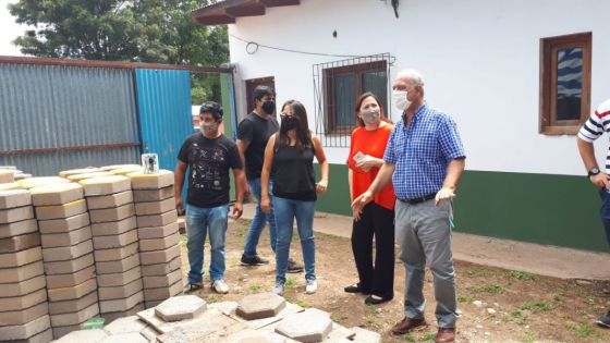 Avanza la construcción del paseo Sensorial en el Parque de la Familia