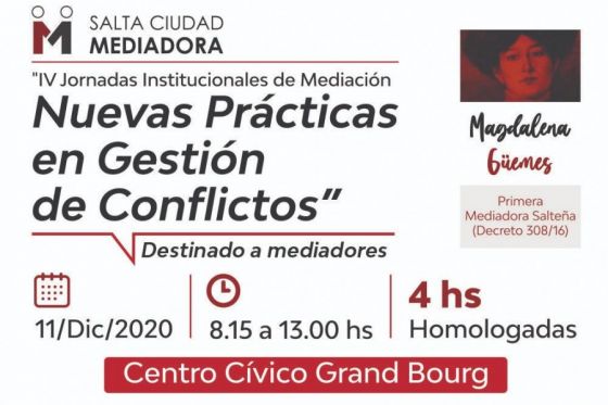 Mediadores serán capacitados en la jornada “Nuevas Prácticas en Gestión de Conflictos”