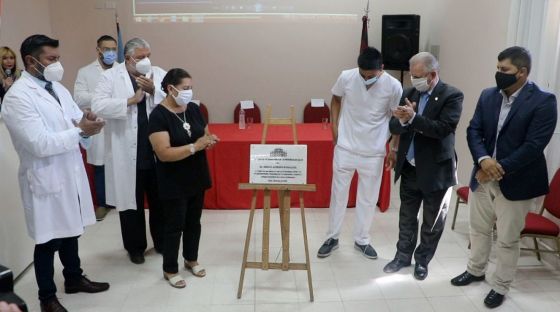 Homenajearon al médico Sergio Humacata en el hospital Señor del Milagro