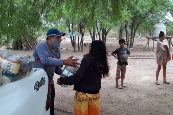 Entrega de módulos focalizados a comunidades originarias