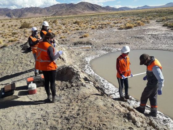 Realizaron el monitoreo ambiental en un proyecto de litio en la Puna