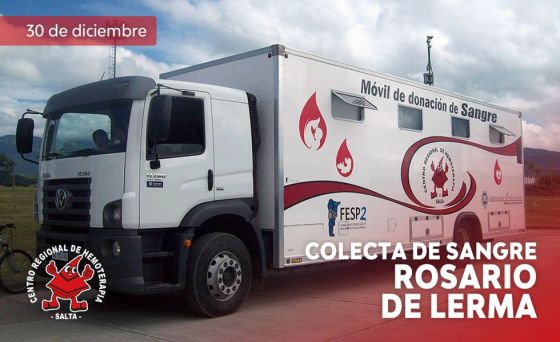 Hoy se hará colecta de sangre en Rosario de Lerma