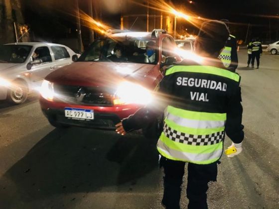 Intenso trabajo de Seguridad Vial por la celebración de año nuevo