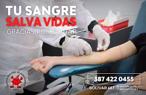 La donación de sangre contribuye a salvar vidas y a mejorar la salud