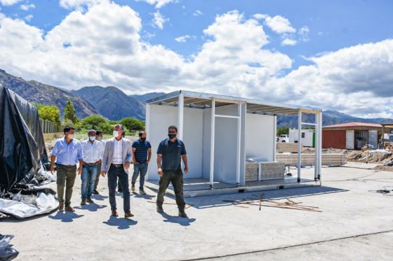 Inició la construcción del Centro Modular Sanitario en Cafayate