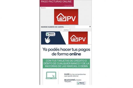 El IPV implementó el pago online de cuotas con tarjeta de débito o crédito