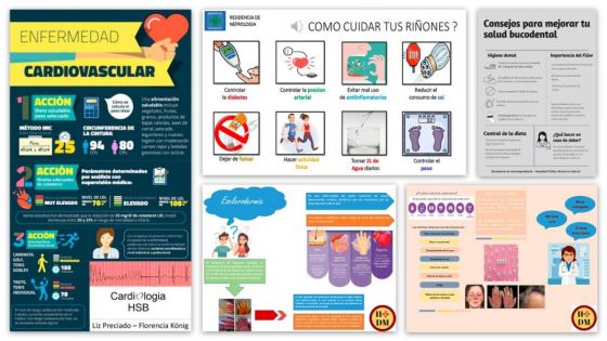 Profesionales residentes de la Provincia elaboraron productos virtuales de prevención y promoción de salud