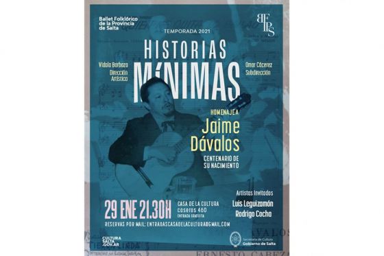 Historias Mínimas: “Dávalos- Homenaje en el centenario de su nacimiento