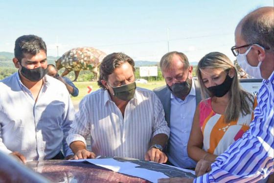 Vaqueros: El Gobernador recorrió la zona donde se construirá el nuevo puente