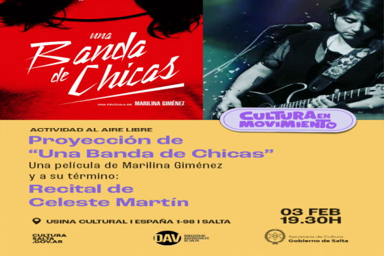 Proyectan la película “Una Banda de Chicas” en la Usina Cultural