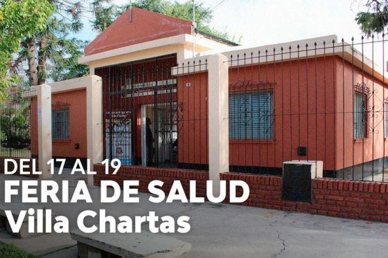 La próxima semana habrá una feria de salud en villa Chartas