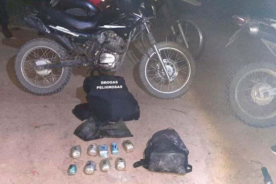 La Policía decomisó más de 23 mil dosis de cocaína en Aguaray