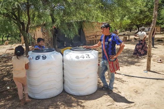 Entregan 750 tanques de agua en Orán, San Martín y Rivadavia