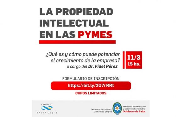 “La propiedad intelectual en las PyMEs”, charla virtual gratuita sobre qué es y cómo puede potenciar una empresa