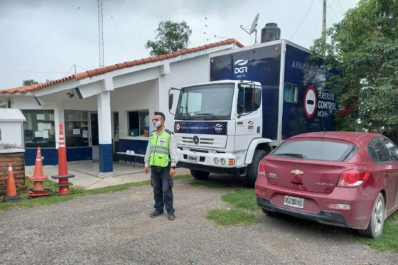 El puesto móvil de control de Rentas estuvo en Río las Pavas