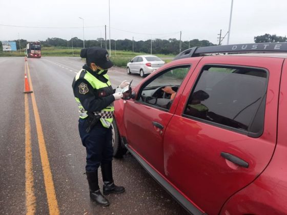 Seguridad Vial fiscalizó más de 9.900 vehículos el fin de semana