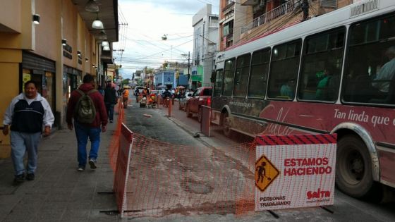 Cambios en los recorridos de ómnibus por obras en calle Ituzaingó