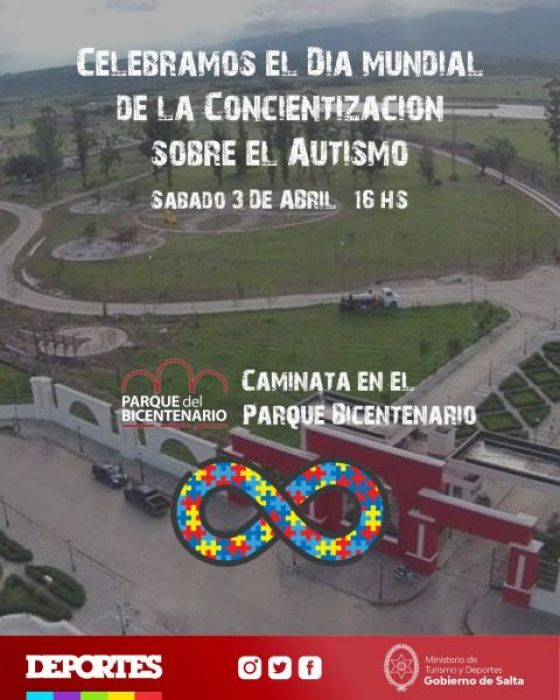 Día Mundial de Concientización sobre TEA en el Parque del Bicentenario