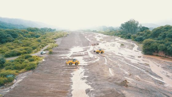 Encauzamiento del río La Viña