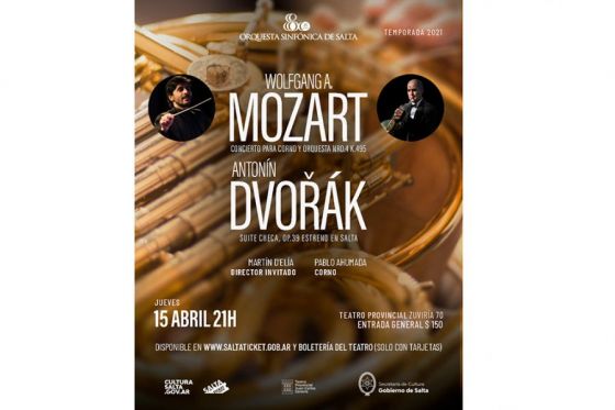 En el Mes Aniversario por sus 20 años, la Sinfónica interpreta a Mozart y Dvórak