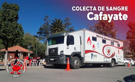 Colecta de sangre de todo grupo y factor en Cafayate