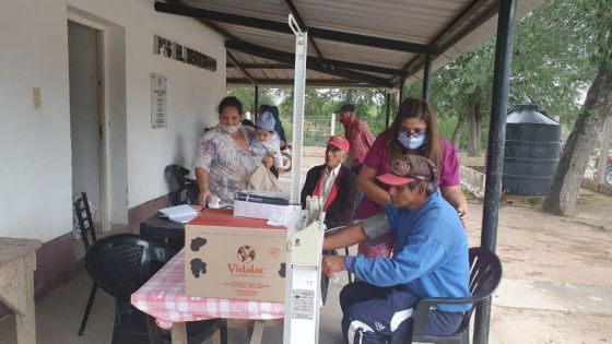 Más de 100 personas recibieron asistencia sanitaria en el norte provincial